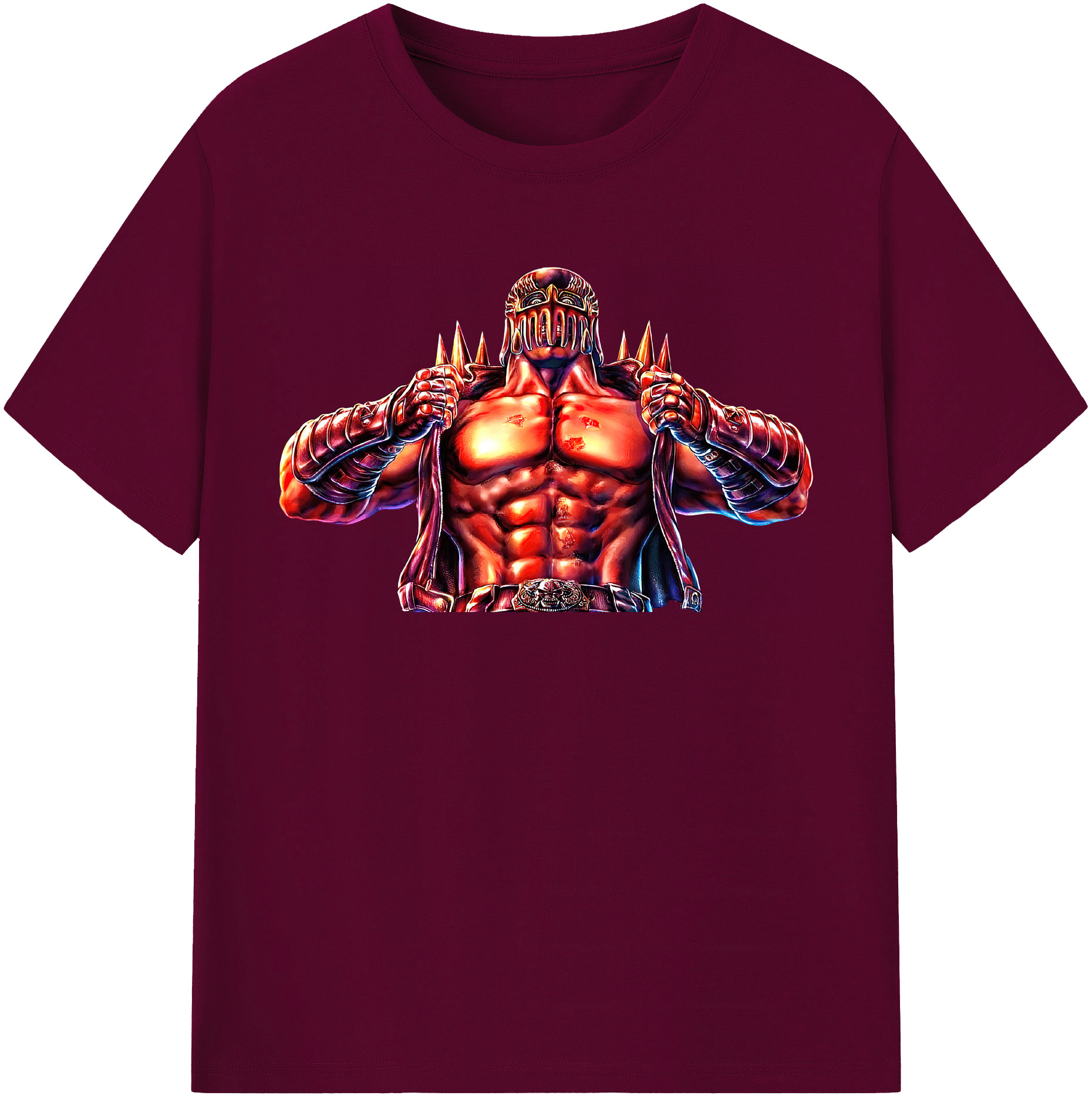 （画像用） 北斗の拳 Fist of the North Star レディースカジュアルプリントTシャツ（綿100％）